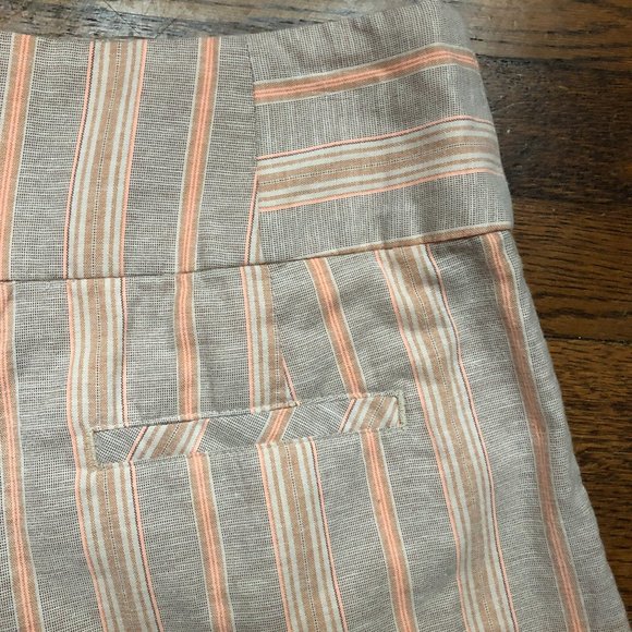 Free People Stripe High Waist Pleated Austin Short - Picture 10 of 12